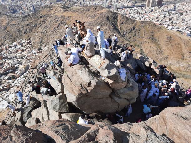 Jabal al-Noor and the Cave of Hira where the first revelation of the Qur’an was received by Prophet Muhammad (PBUH)